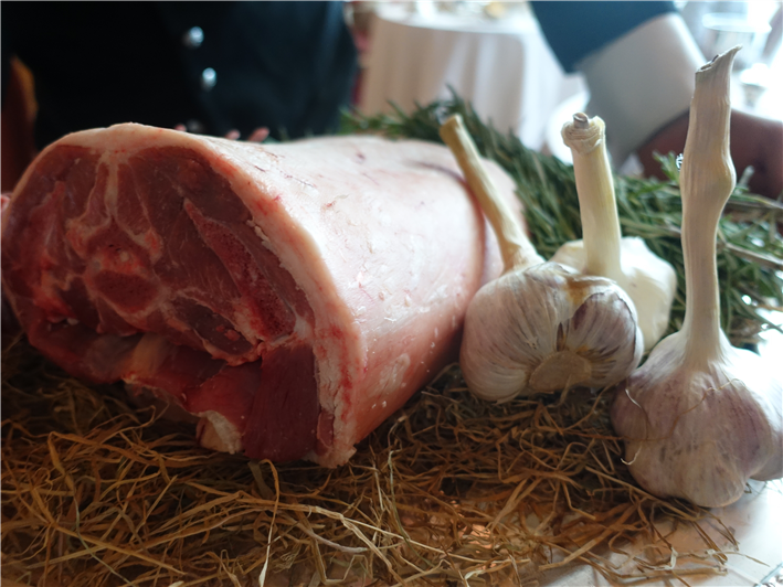 Norfolk lamb displayed
